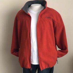 Rusty orange cabelas stillwater co zip up fleece